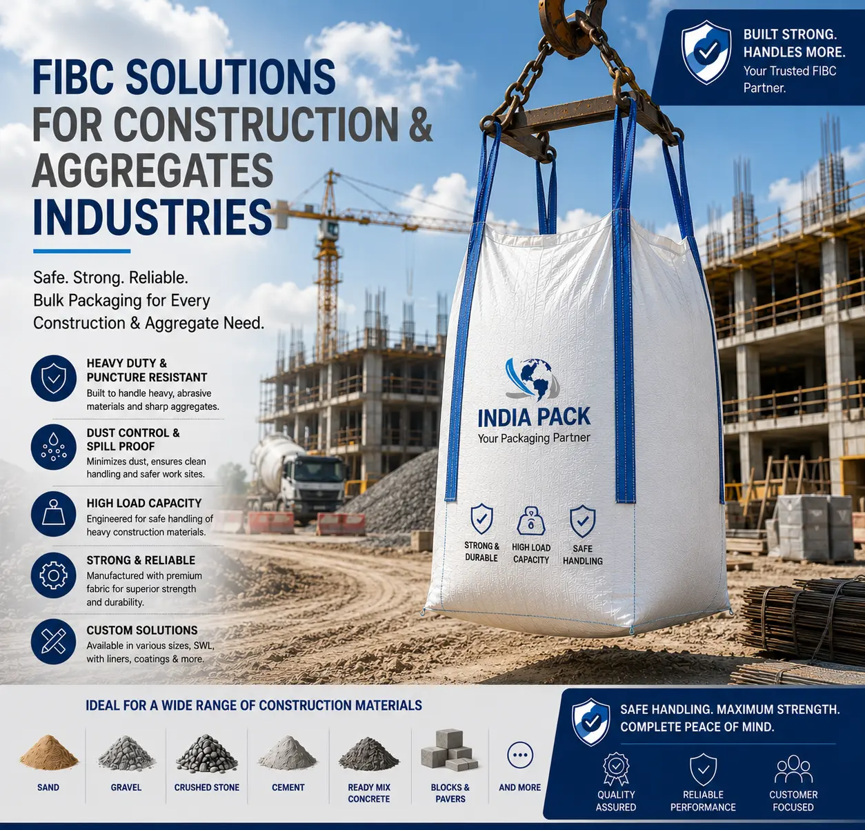 India Pack - Construction and Aggregates BIg bags