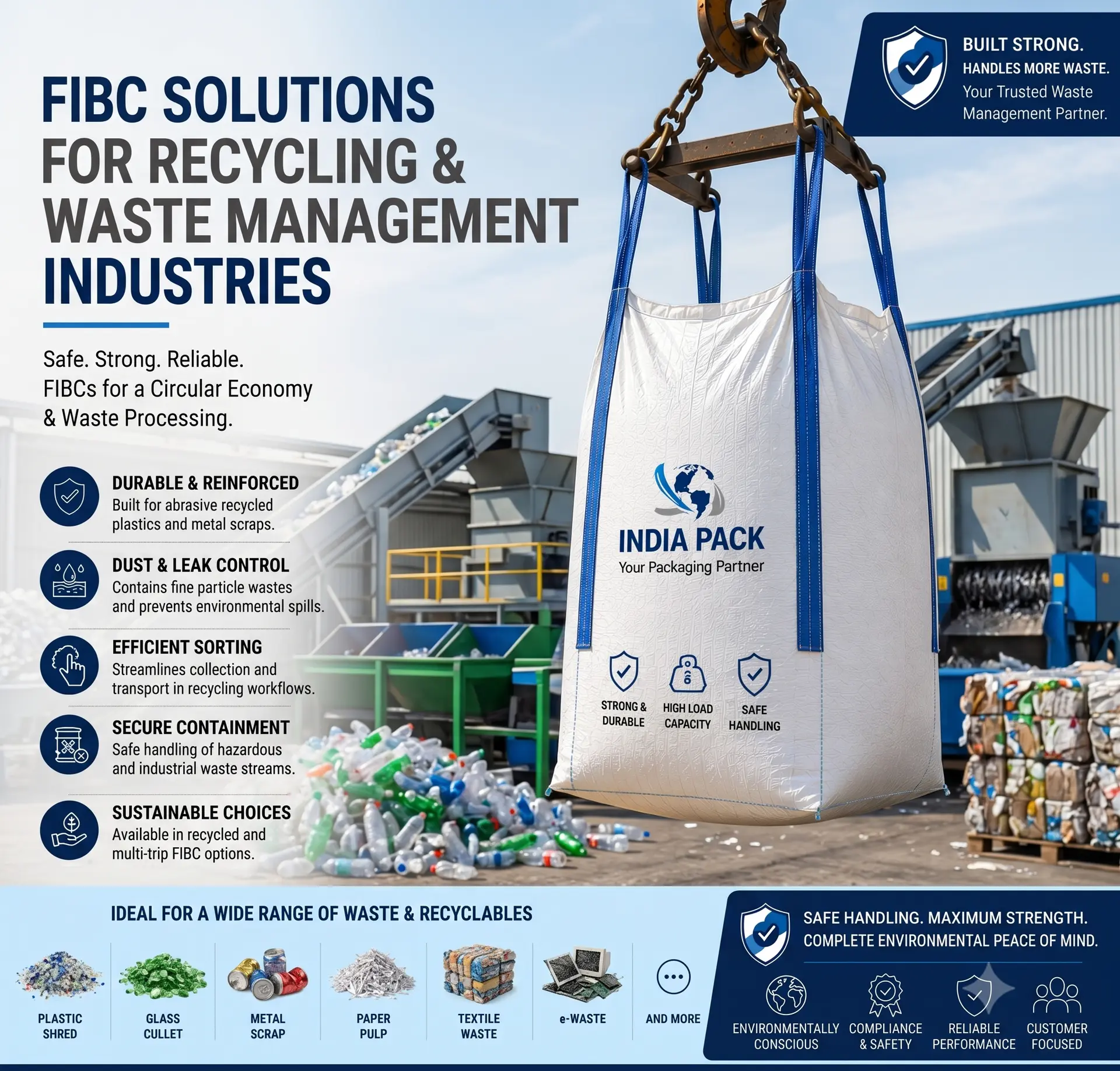 India Pack - Waste management and recycling Jumbo bags